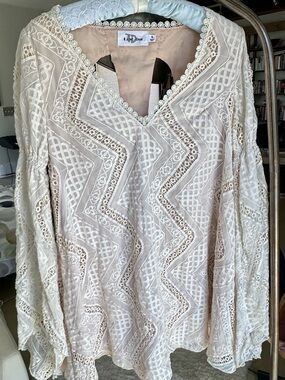 Boho Fairy Bell Sleeve Keyhole Back Lace Mini Dress - CottageCore, Farmhouse